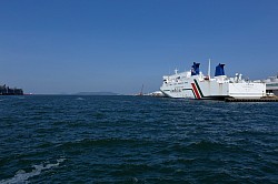 the port in Summer