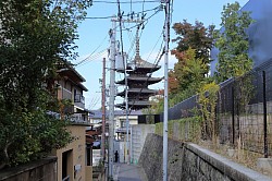 old tower in Kyoto